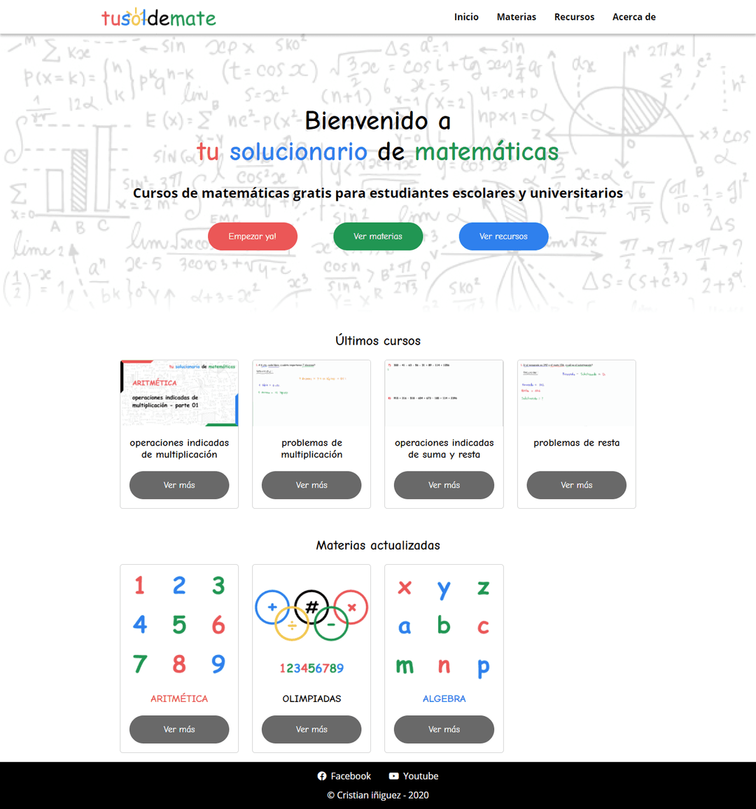 Tu Solucionario de Matemáticas
